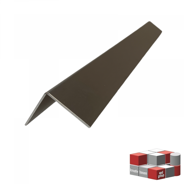 Alu Winkelprofil glatt natur 0,8mm stark ohne Schutzfolie Al 99,5